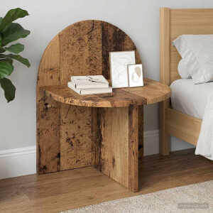 vidaXL Nachtkastje 2 pcs Oud hout 40 x 35,5 x 45,5 cm