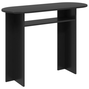 vidaXL Wandtafel Zwart eiken 100 x 39,5 x 75 cm Bewerkt hout