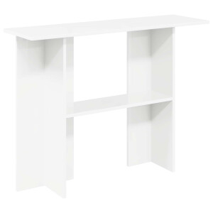 vidaXL Wandtafel Wit 100 x 30 x 75 cm Bewerkt hout