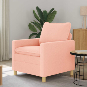 vidaXL Bank Roze 76 x 81 x 87,5 cm Stof