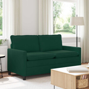vidaXL Bank Donkergroen 156 x 81 x 87,5 cm Fluweel
