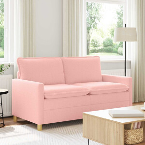 vidaXL Bank Roze 156 x 81 x 87,5 cm Stof