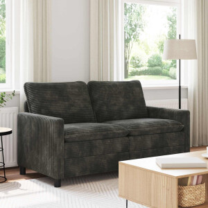 vidaXL Bank Antracietkleurig 156 x 81 x 87,5 cm Polyester