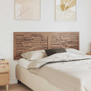 vidaXL Bed Hoofdbord Naturel Massief Teakhout