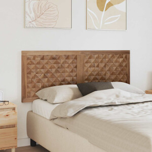 vidaXL Bed Hoofdbord Naturel Massief Teakhout