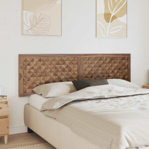 vidaXL Bed Hoofdbord Naturel Massief Teakhout