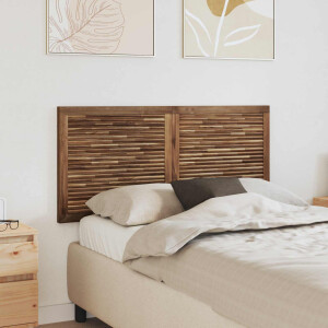 vidaXL Bed Hoofdbord Naturel Massief Teakhout