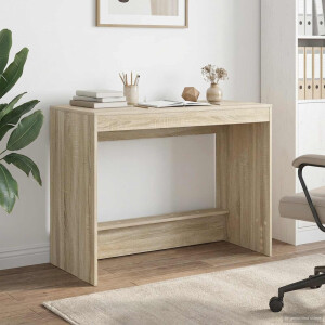 vidaXL Bed Bureau Sonoma Eiken Bewerkt hout 100 x 45 x 75 cm