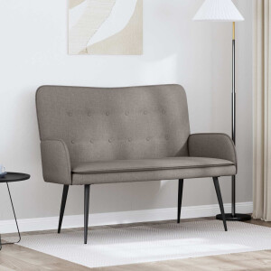 vidaXL 2-Zits Sofa Taupe 115 x 61 x 87 cm Stof