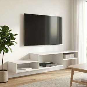 vidaXL Wandgemonteerd tv-meubel Muurmontage Oud hout 150 x 28 x 26 cm