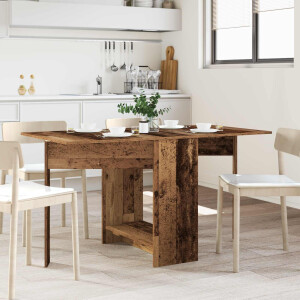 vidaXL Eettafel 138 x 70 x 73,5 cm Bewerkt hout Oud hout Rechthoekig