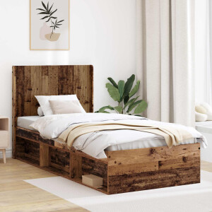 vidaXL Hoofdbord Oud hout Bewerkt hout