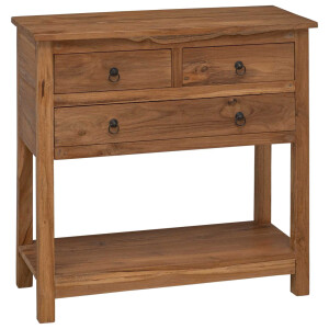 vidaXL Dressoir Naturel 79 x 35 x 80 cm Massief Teakhout