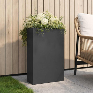 vidaXL Plantenbak Antraciet 40 x 20 x 75 cm Koudgewalst staal
