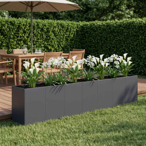 vidaXL Plantenbak Antraciet 280 x 40 x 60 cm Koudgewalst staal