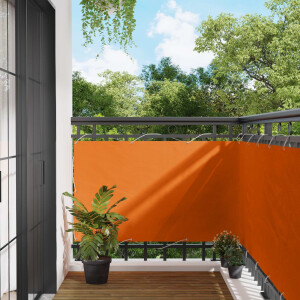 vidaXL Balkon Scherm Oranje 90 x 200 cm Oxford Stof