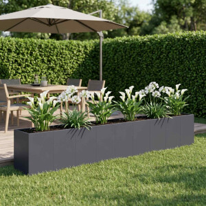 vidaXL Plantenbak Antraciet 360 x 40 x 60 cm Koudgewalst staal