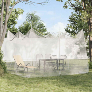 vidaXL Tuin Muggen Net 220 mesh Wit 4 x 4 x 2,5 m Polyester
