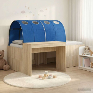 vidaXL Hoge Bed Frame met Bureau voor Kinderen 3 st Bewerkt hout