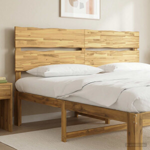 vidaXL Live Edge Hoofdbord ROSTOCK Wit 200 cm Massief Acaciahout