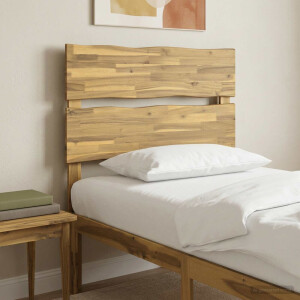 vidaXL Live Edge Hoofdbord ROSTOCK Wit 75 cm Massief Acaciahout