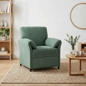 vidaXL 1-Zits Bank Zeegroen 88 x 83 x 95 cm Fluweel
