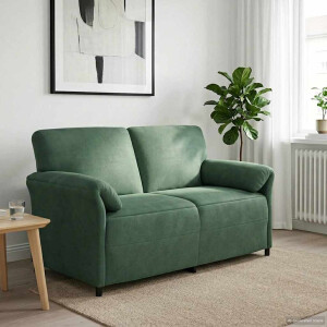 vidaXL 2-Zits Sofa Zeegroen 158 x 83 x 95 cm Fluweel