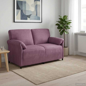 vidaXL 2-Zits Sofa Paars 158 x 83 x 95 cm Fluweel