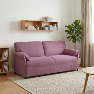 vidaXL 3-Zits Bank Paars 198 x 83 x 95 cm Fluweel