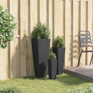 vidaXL Tuinset 3 pcs Zwart Metaal