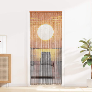 vidaXL Insect Deurgordijn Meerkleurig 200 x 90 cm Bamboe