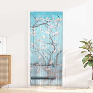 vidaXL Insect Deurgordijn Meerkleurig 200 x 90 cm Bamboe