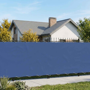 vidaXL Balkon Privacy Scherm 200 x 300 cm Stof met PU-coating Blauw
