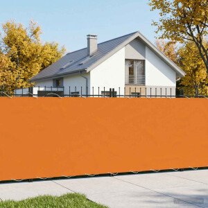 vidaXL Balkon Privacy Scherm 150 x 600 cm Stof met PU-coating Oranje
