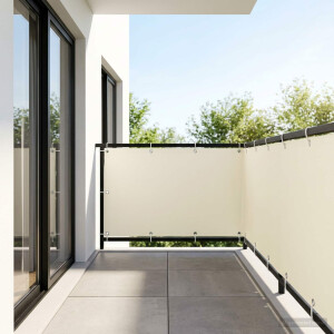 vidaXL Balkon Privacy Scherm 1,2 x 25 m Stof met PU-coating