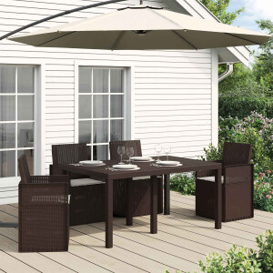 vidaXL Zitkussens 4 pcs Lichtgrijs 47 x 36 x 2 cm Polyester