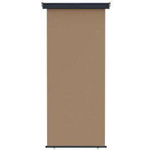 vidaXL Zijscherm Balkon 100% polyester ijzer staal