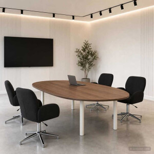 vidaXL Draaiende Bureaustoelen 4 st 54 x 58 x 90 cm Zwart Stof