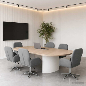 vidaXL Draaiende Bureaustoelen 6 st 54 x 58 x 90 cm Donkergrijs Stof