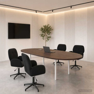 vidaXL Draaiende Bureaustoelen 4 st 54 x 55 x 90 cm Zwart fluweel
