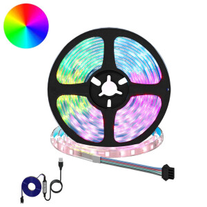 vidaXL LED-strip 2 pcs Zwart en transparant 4000 mm Koper en kunststof