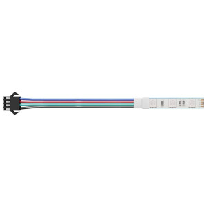 vidaXL LED-strip 12 pcs Zwart en Multikleur 1745 mm Koper en kunststof