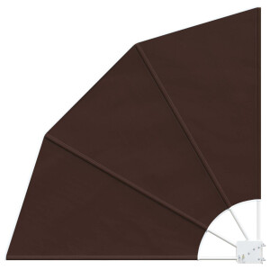 vidaXL Balkon Privacy Scherm 140 x 140 cm Polyester Bruin