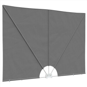 vidaXL Balkon Privacy Scherm 200 x 300 cm Polyester Rechthoekig