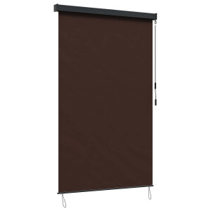 vidaXL Rolgordijn Bruin 60 x 250 cm Stof en Aluminium