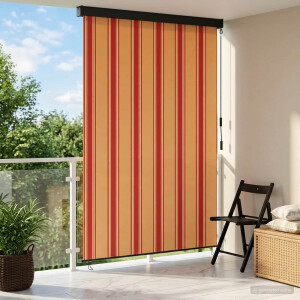 vidaXL Rolgordijn Multikleur 100 x 250 cm Stof en Aluminium