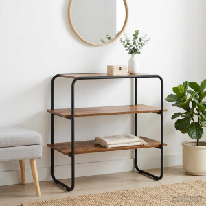 vidaXL Consoletafel Oud hout 60 x 41 x 75 cm Bewerkt hout