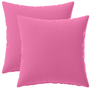 vidaXL Kussensloop 2 pcs HEERLEN Roze 30 x 30 cm Polyester