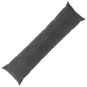 vidaXL Kussensloop HEERLEN Donkergrijs 40 x 145 cm Fluweel