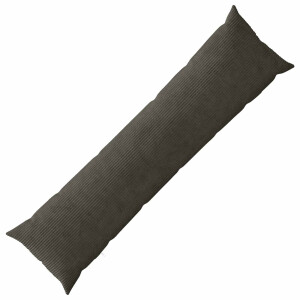 vidaXL Kussensloop HEERLEN Antracietkleurig 40 x 145 cm corduroy